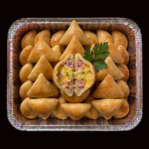 Mini Esfiha De Presunto E Queijo